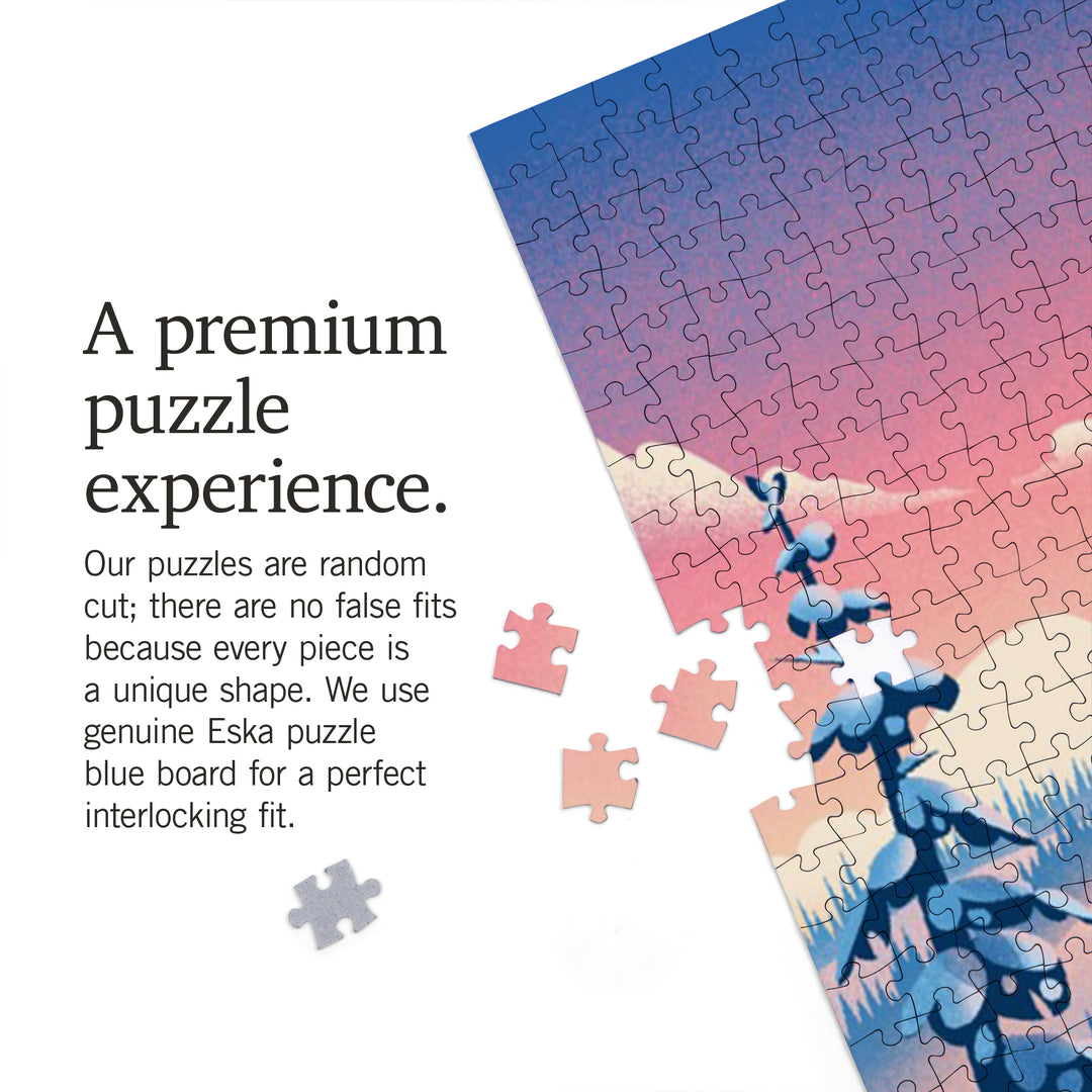 Shred the Gnar, Snowboarding, Jigsaw Puzzle