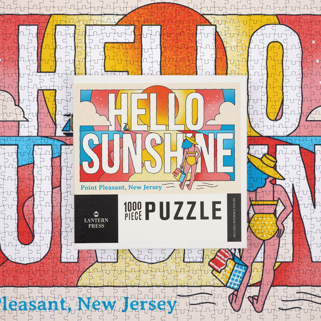 Point Pleasant Beach, New Jersey, 70s Sunshine Collection, Hello Sunshine, Jigsaw Puzzle
