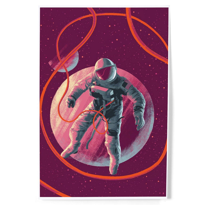 Because, Science Collection, Floating Astronaut, Art & Giclee Prints Art Lantern Press 