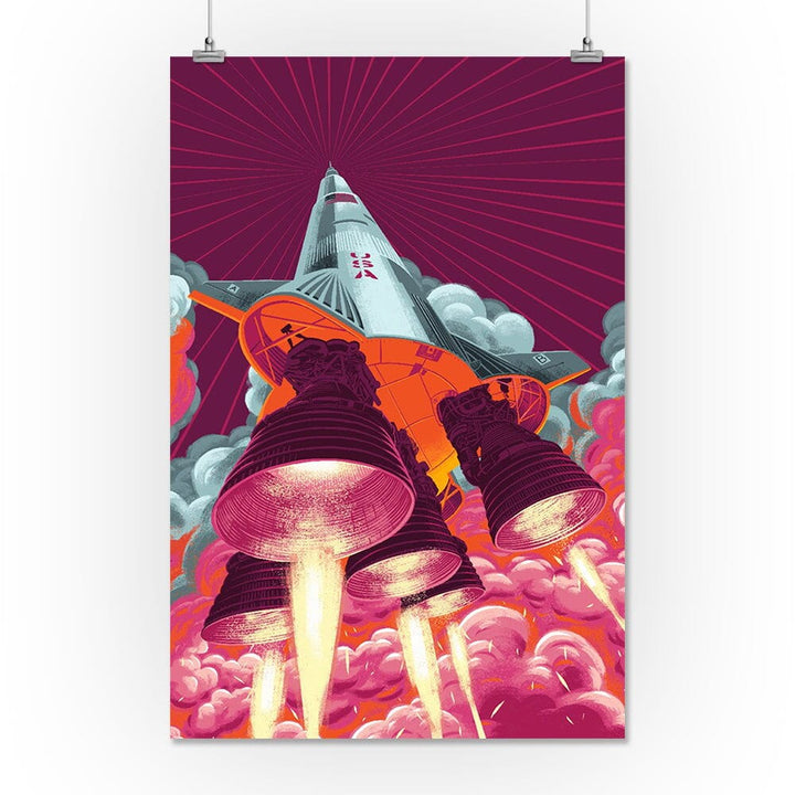 Because, Science Collection, Rocket Launch, Art & Giclee Prints Art Lantern Press 24 x 36 Giclee Print 