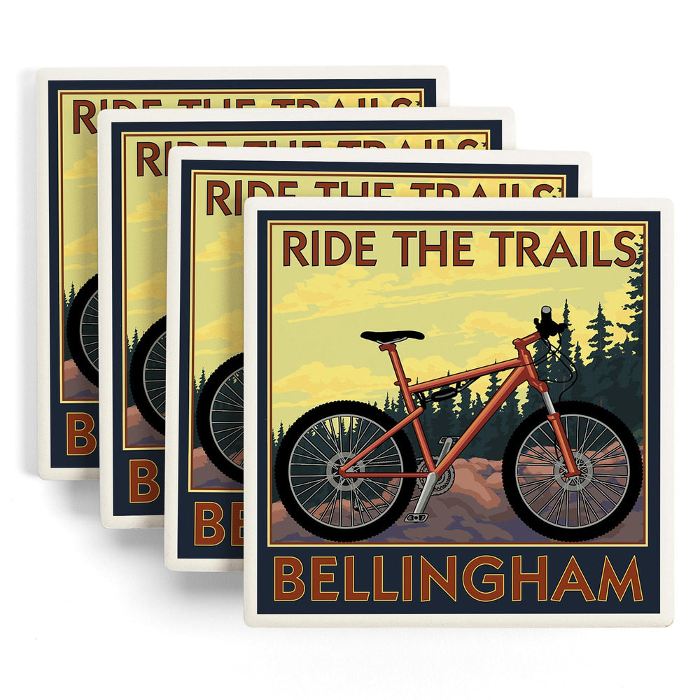 Bellingham, Washington, Ride the Trails, Coasters Coasters Lantern Press 