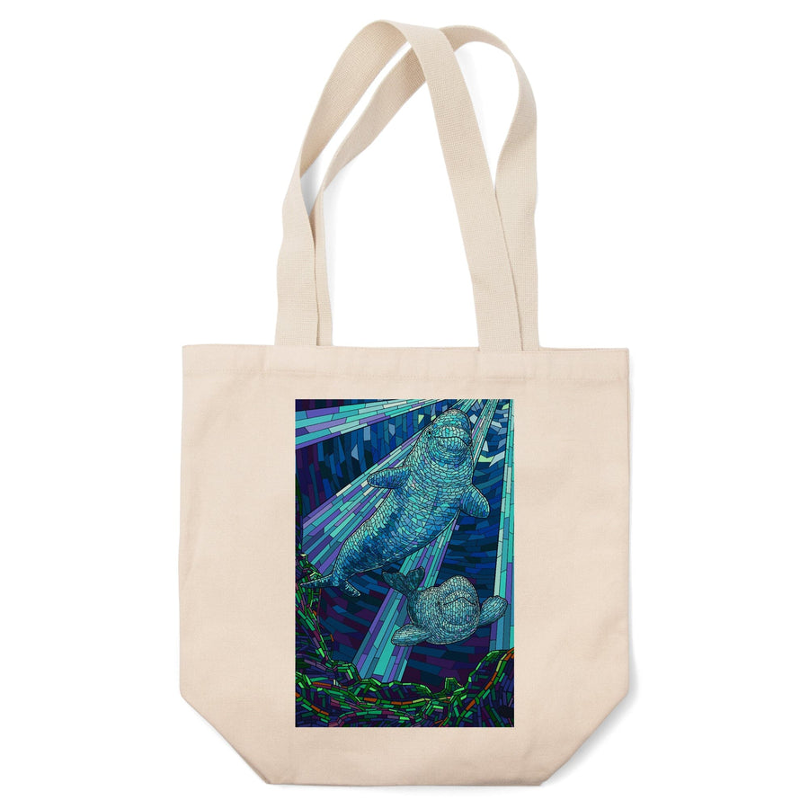 Beluga, Mosaic, Tote Bag Totes Lantern Press 