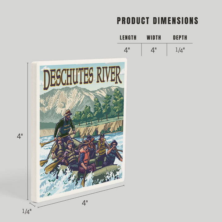 Bend, Oregon, Deschutes River Rafting, Coasters Coasters Lantern Press 