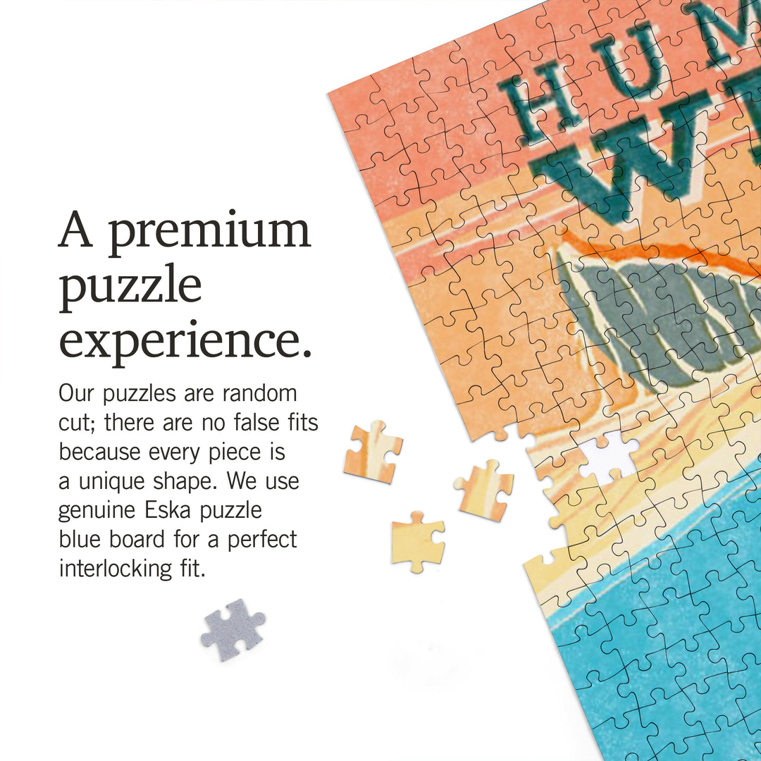 Humpback Whale, Vintage Print Press, 1000 Piece Jigsaw Puzzle