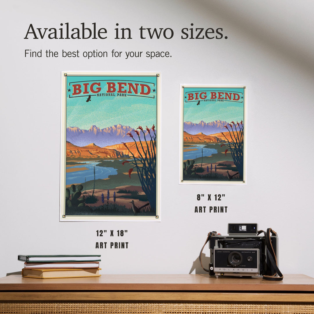 Big Bend National Park, Lithograph National Park Series, Art & Giclee Prints Art Lantern Press 