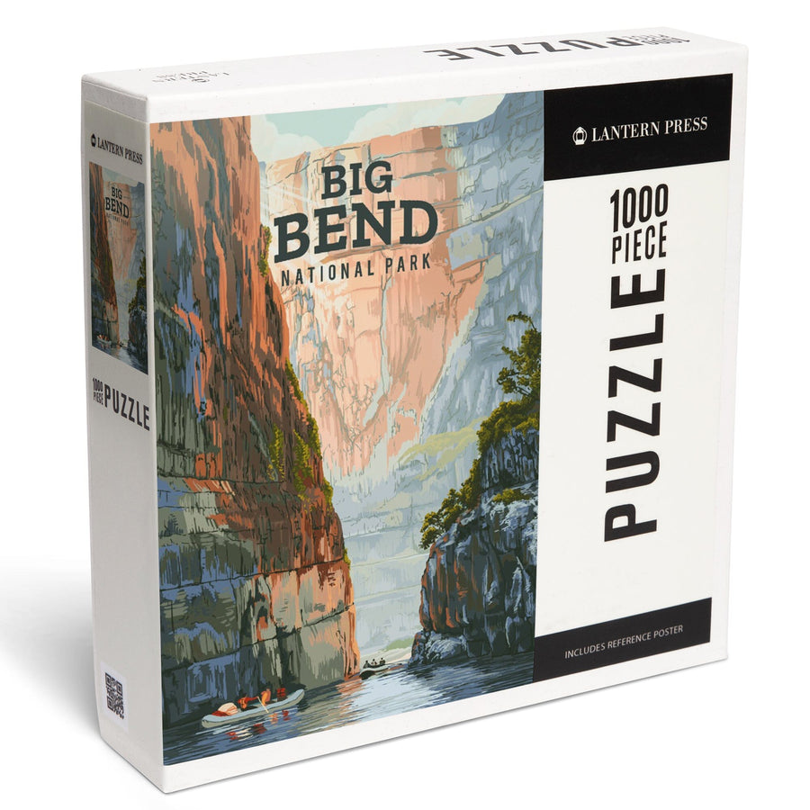 Big Bend National Park, Texas, Painterly National Park Series, Jigsaw Puzzle Puzzle Lantern Press 