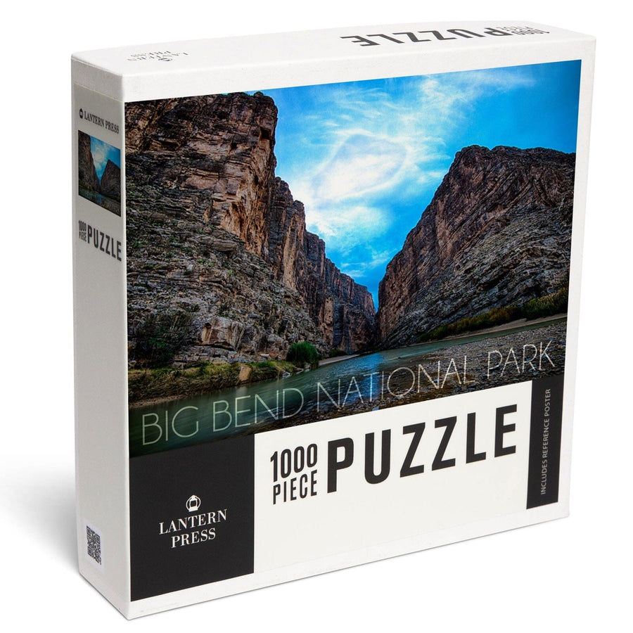 Big Bend National Park, Texas, Rio Grande River, Jigsaw Puzzle Puzzle Lantern Press 