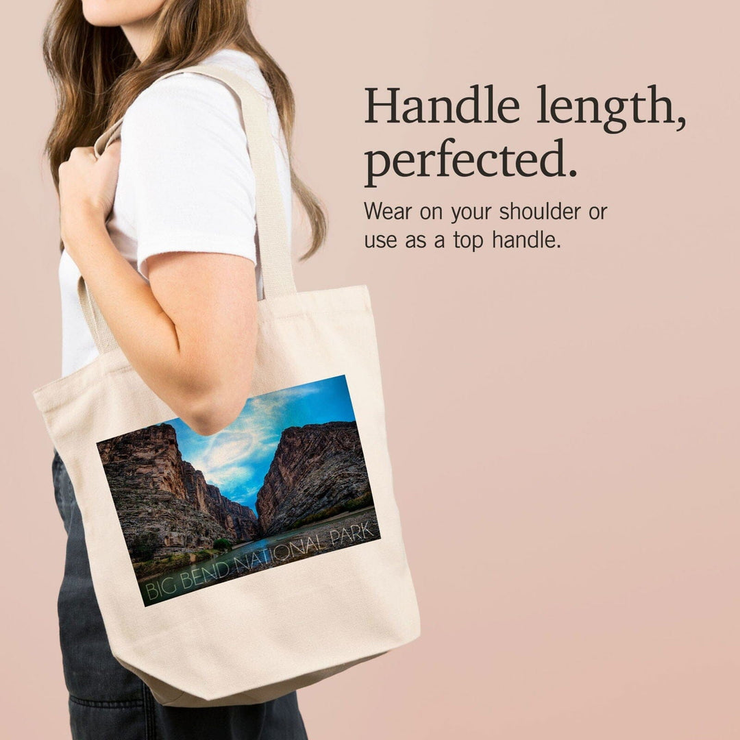 Big Bend National Park, Texas, Rio Grande River, Lantern Press Photography, Tote Bag Totes Lantern Press 