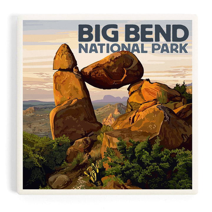 Big Bend National Park, Texas, Rock Formation, Coasters Coasters Lantern Press 