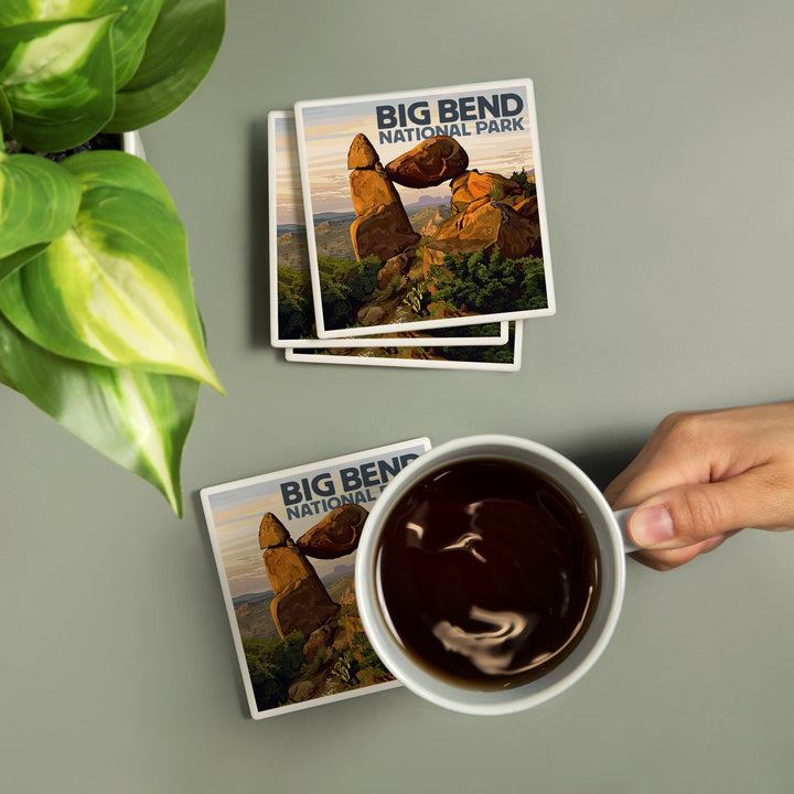 Big Bend National Park, Texas, Rock Formation, Coasters Coasters Lantern Press 