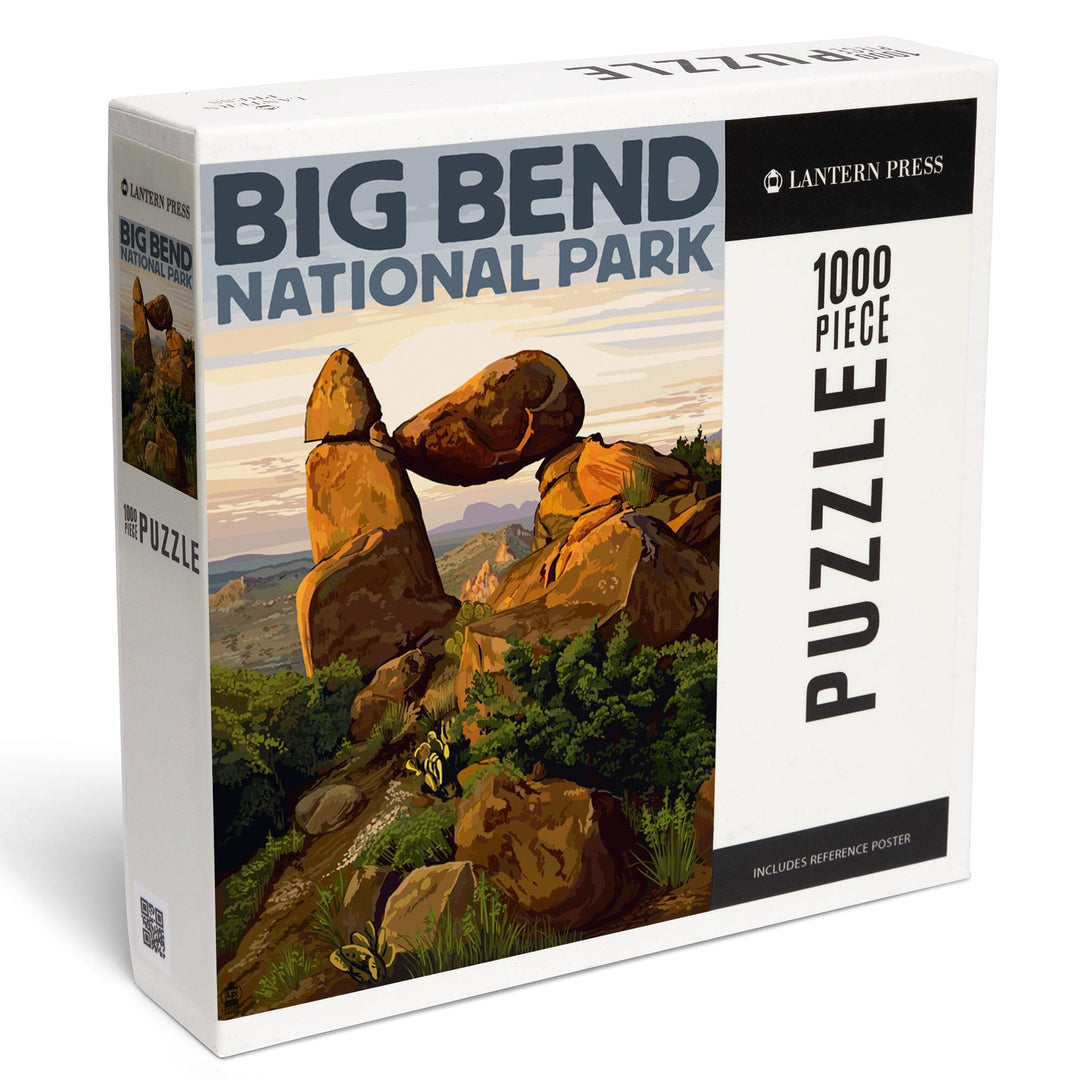 Big Bend National Park, Texas, Rock Formation, Jigsaw Puzzle Puzzle Lantern Press 
