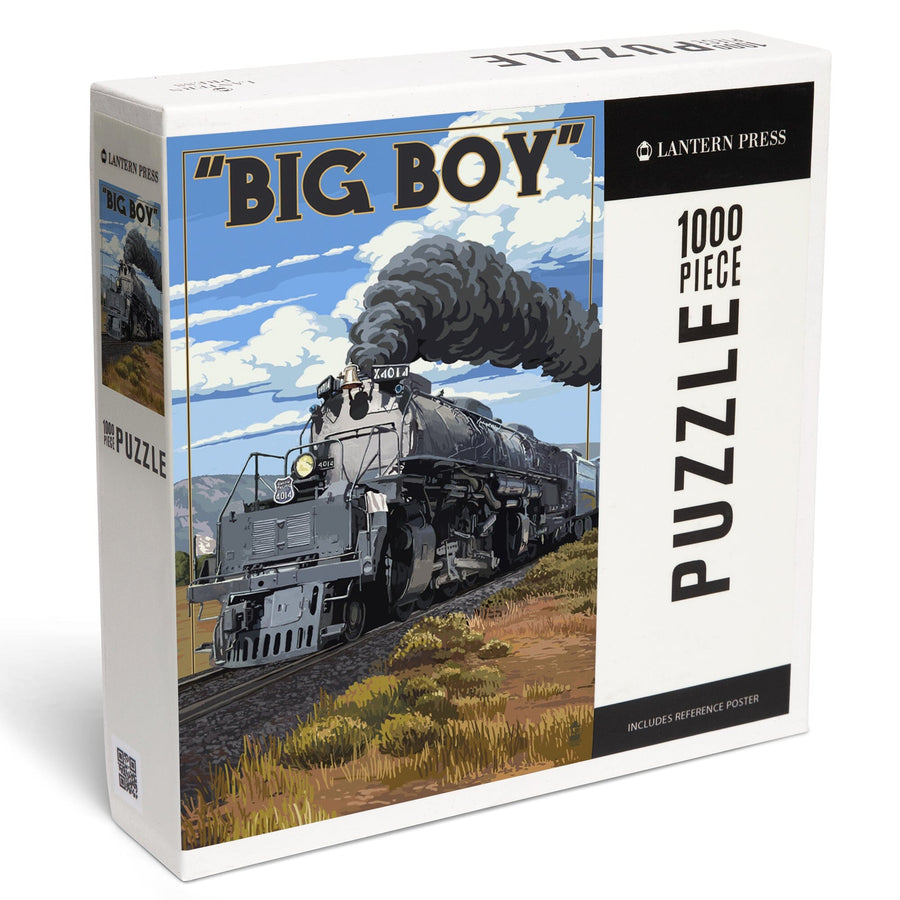 Big Boy Steam Engine 4014, Jigsaw Puzzle Puzzle Lantern Press 