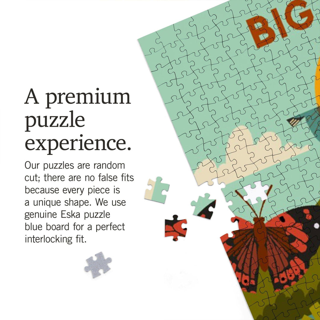 Big Island, Hawaii, Geometric Series, Jigsaw Puzzle Puzzle Lantern Press 