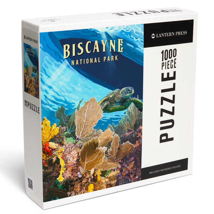 Biscayne National Park, Florida, Painterly National Park Series, Jigsaw Puzzle Puzzle Lantern Press 