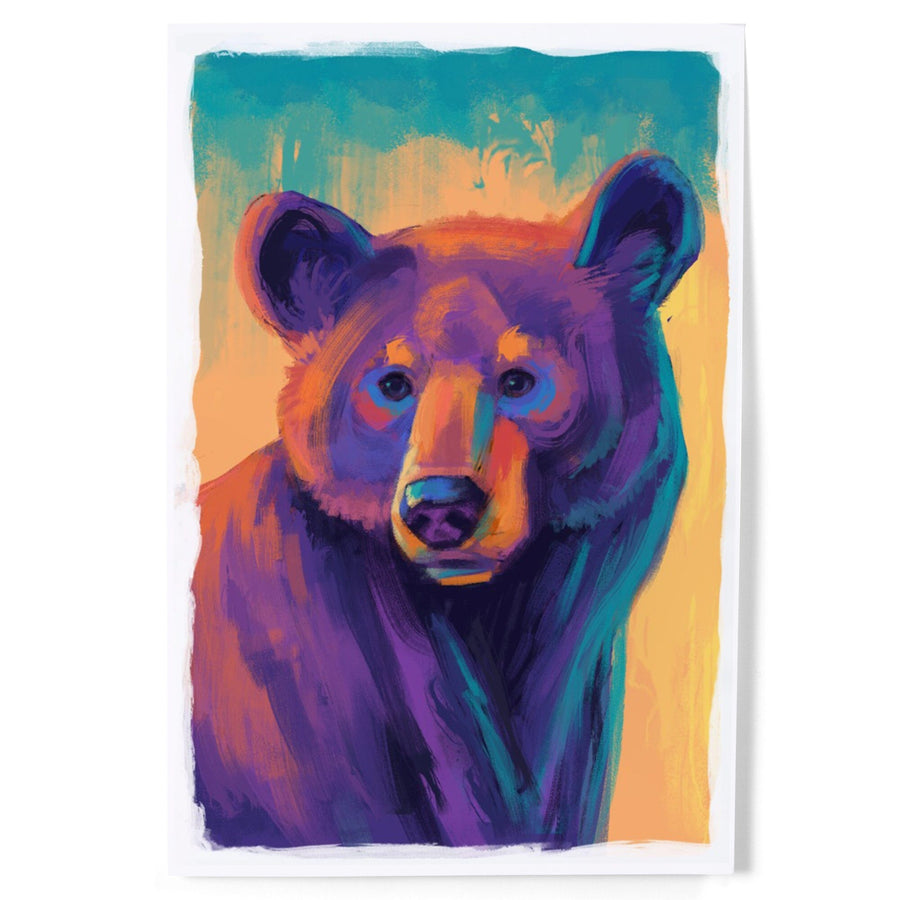 Black Bear, Vivid, Art & Giclee Prints Art Lantern Press 