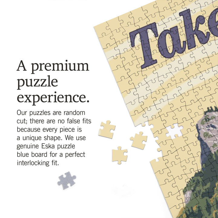 Black Hills, South Dakota, Take a Hike, Jigsaw Puzzle Puzzle Lantern Press 