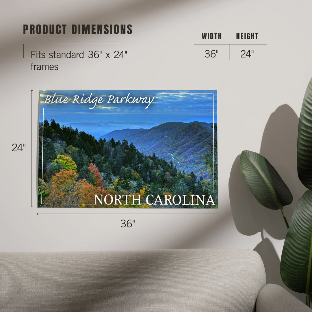 Blue Ridge Parkway, North Carolina, Great Smoky Mountains, Art & Giclee Prints Art Lantern Press 