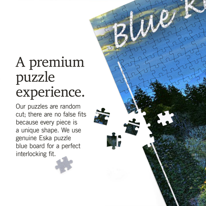 Blue Ridge Parkway, North Carolina, Great Smoky Mountains, Jigsaw Puzzle Puzzle Lantern Press 