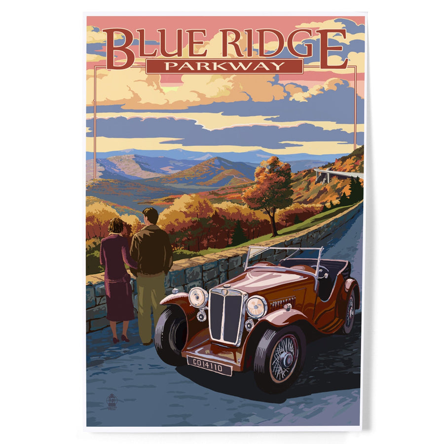 Blue Ridge Parkway, Virginia, Viaduct Scene at Sunset, Art & Giclee Prints Art Lantern Press 