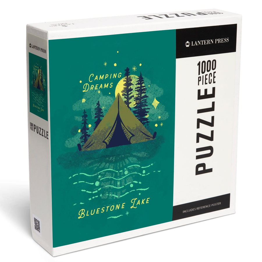 Bluestone Lake, WV, Lake Life Series, Camping Dreams, Jigsaw Puzzle Puzzle Lantern Press 