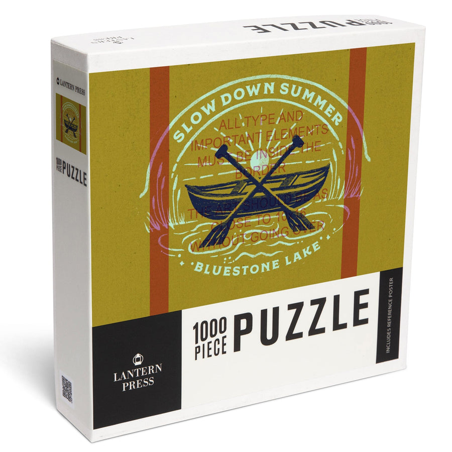 Bluestone Lake, WV, Lake Life Series, Slow Down Summer, Jigsaw Puzzle Puzzle Lantern Press 