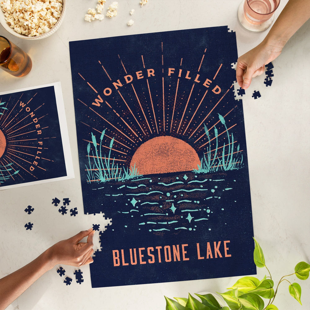 Bluestone Lake, WV, Lake Life Series, Wonder Filled, Jigsaw Puzzle Puzzle Lantern Press 
