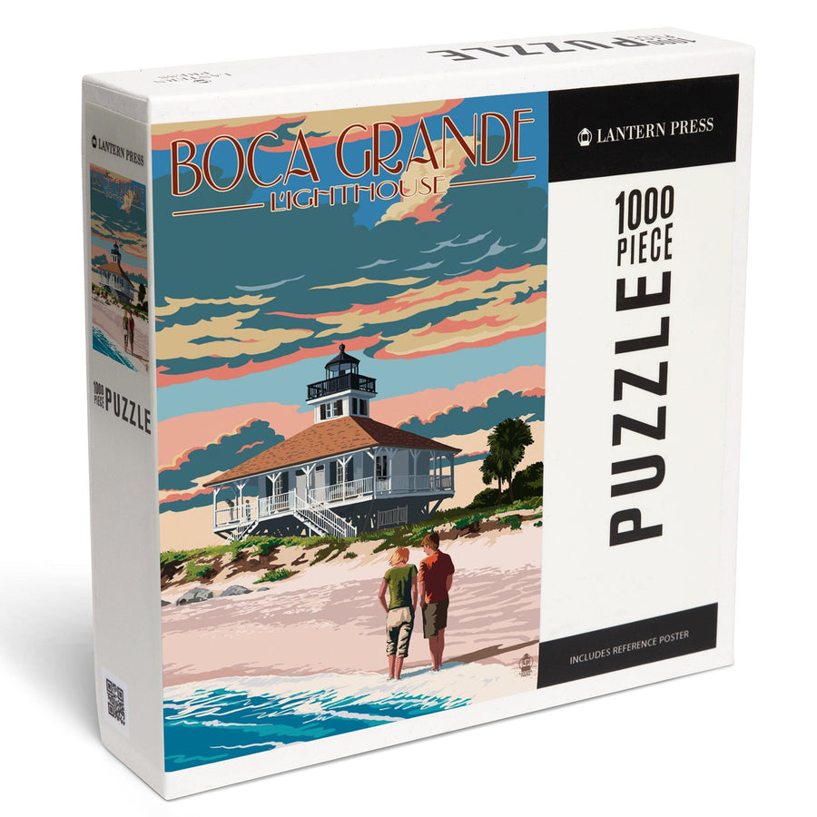 Boca Grande, Florida, Lighthouse, Jigsaw Puzzle - Lantern Press