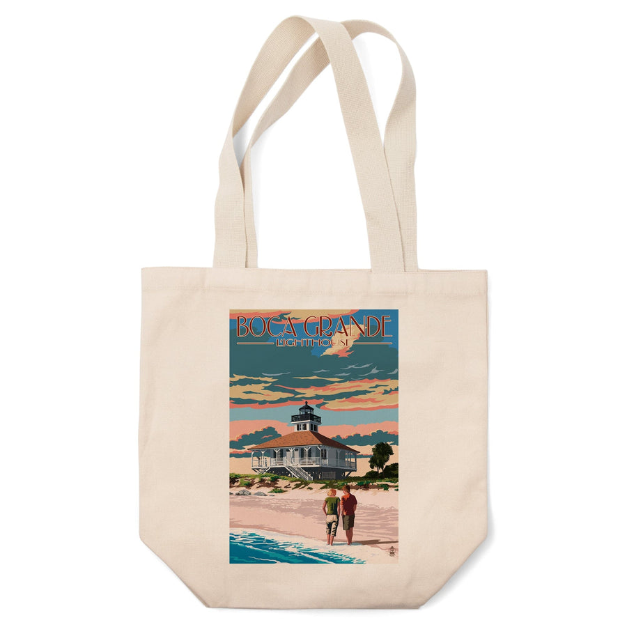 Boca Grande, Florida, Lighthouse, Tote Bag Totes Lantern Press 