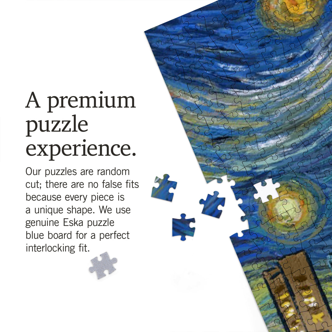 Boston, Massachusetts, Starry Night City Series, Jigsaw Puzzle Puzzle Lantern Press 