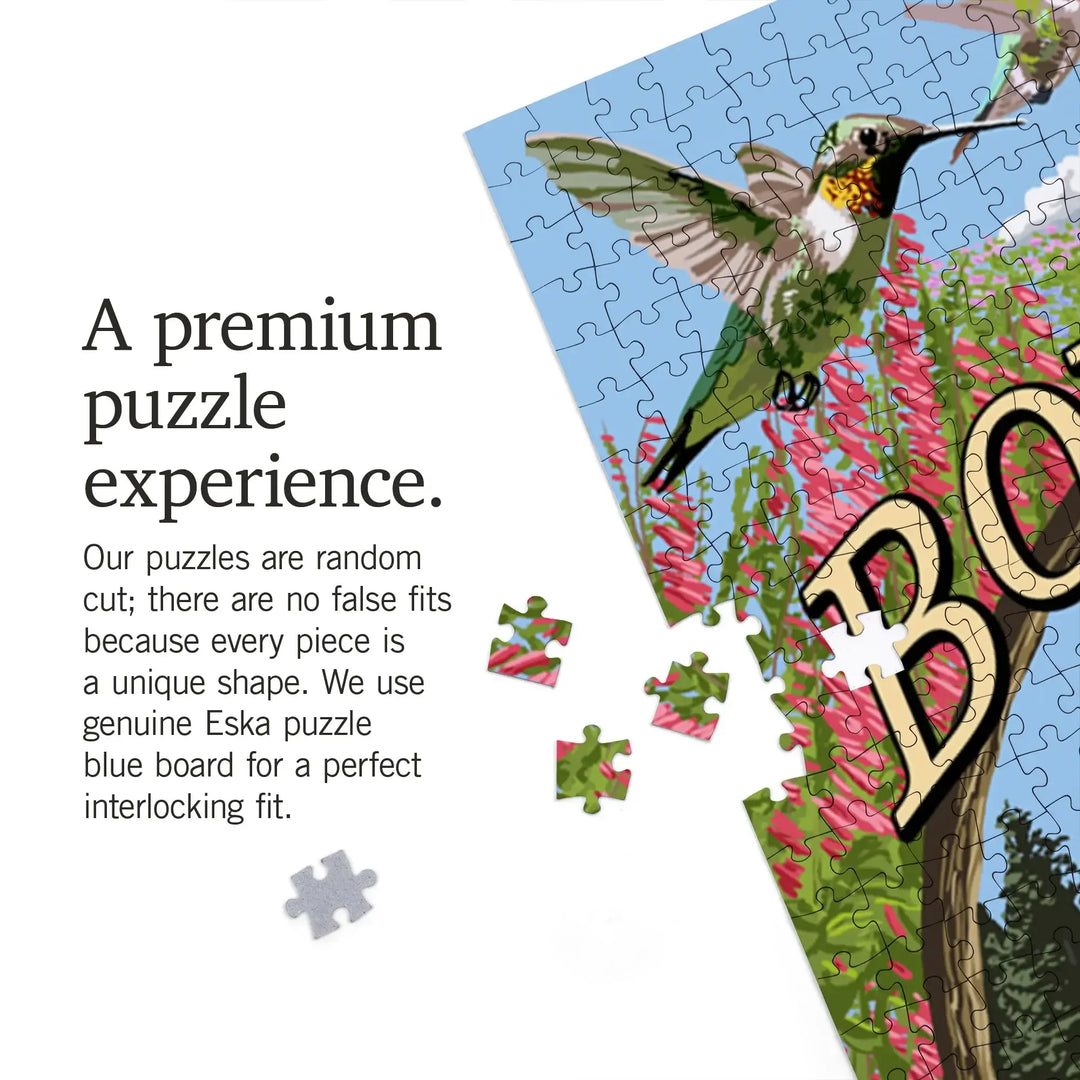 Boulder, Colorado, Montage Views, Jigsaw Puzzle Puzzle Lantern Press 