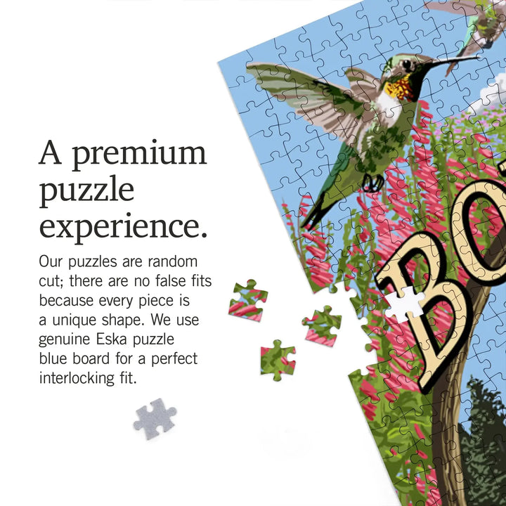 Boulder, Colorado, Montage Views, Jigsaw Puzzle Puzzle Lantern Press 