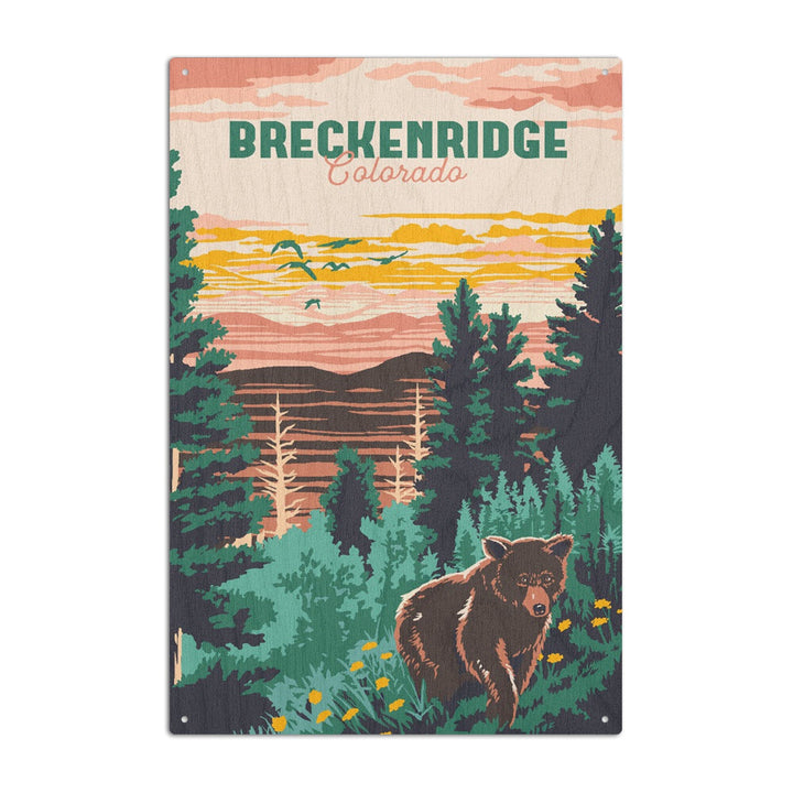 Breckenridge, Colorado, Explorer Series, Lantern Press Artwork, Wood Signs and Postcards - Lantern Press