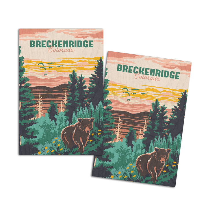 Breckenridge, Colorado, Explorer Series, Lantern Press Artwork, Wood Signs and Postcards - Lantern Press