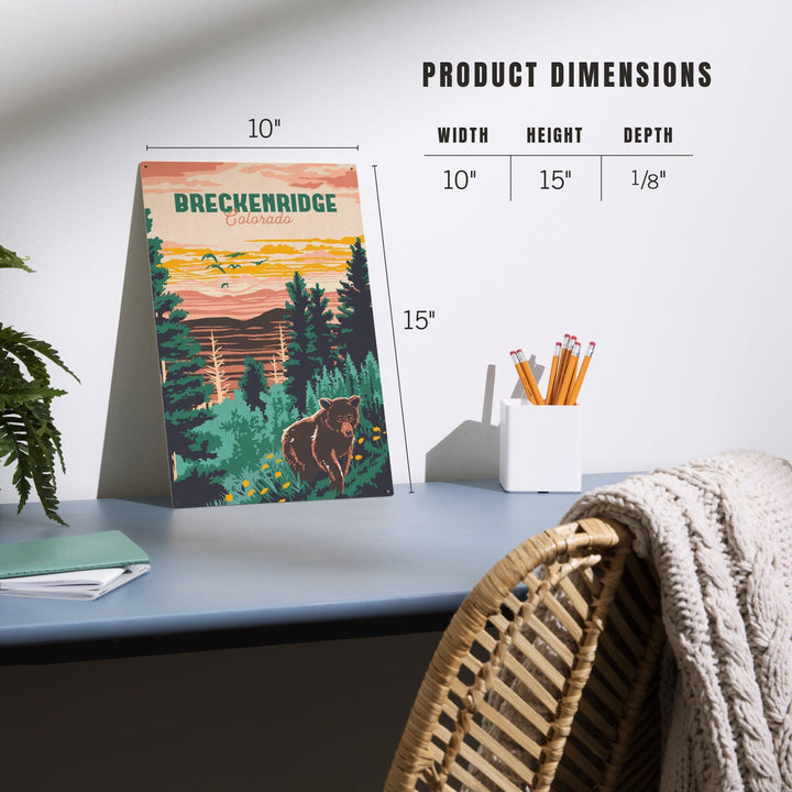 Breckenridge, Colorado, Explorer Series, Lantern Press Artwork, Wood Signs and Postcards - Lantern Press