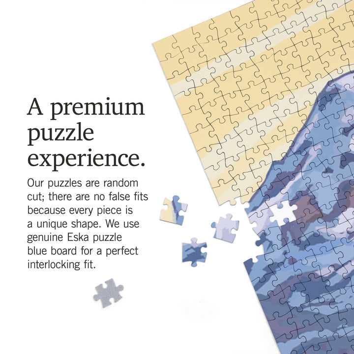 Breckenridge, Colorado, Quandary Peak, Mountain Hiker, Jigsaw Puzzle Puzzle Lantern Press 