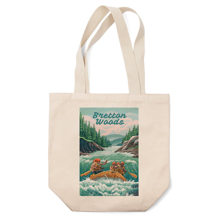 Bretton Woods, New Hampshire, Seek Adventure, River Rafting, Tote Bag Totes Lantern Press 