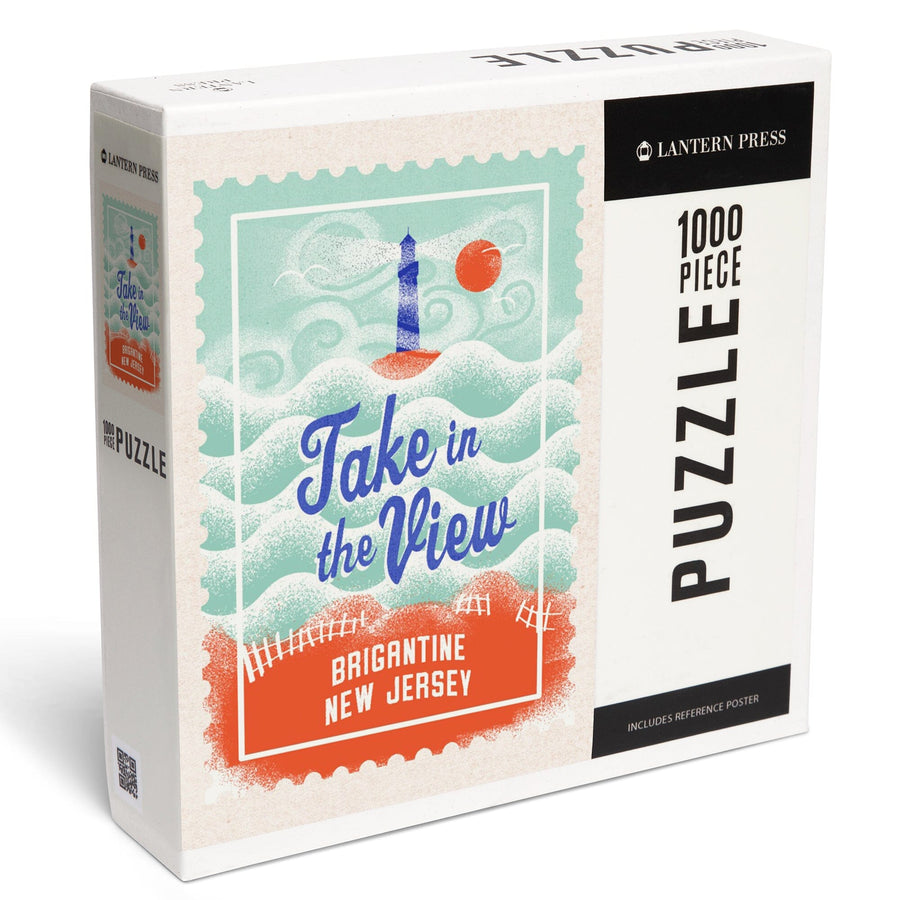 Brigantine, New Jersey, Dockside Series, Take In The View, Jigsaw Puzzle Puzzle Lantern Press 