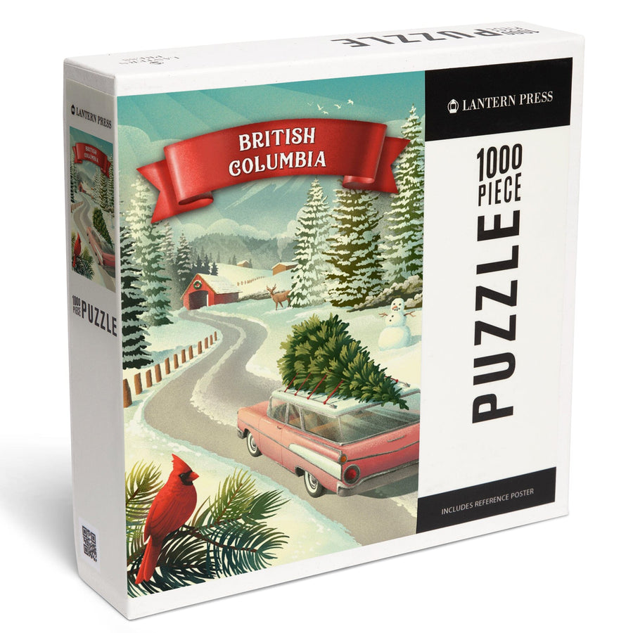 British Columbia, Holiday Tradition, Jigsaw Puzzle Puzzle Lantern Press 