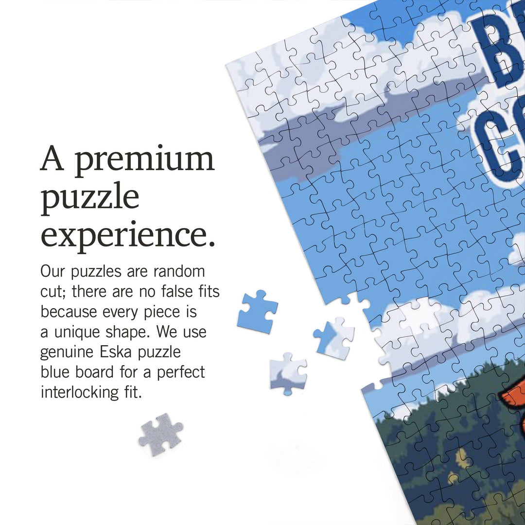 British Columbia, Signpost, Vineyard, Jigsaw Puzzle Puzzle Lantern Press 