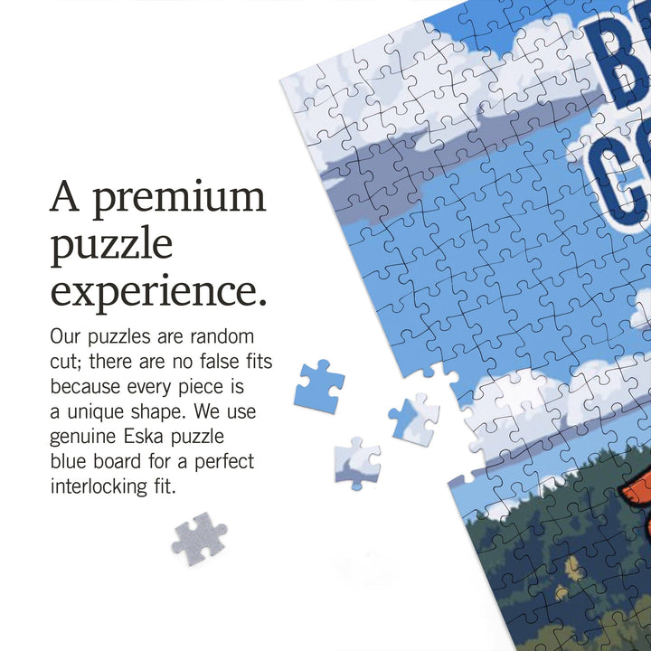 British Columbia, Signpost, Vineyard, Jigsaw Puzzle Puzzle Lantern Press 