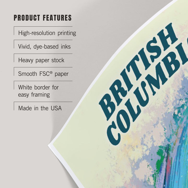 British Columbia, Vitamin Sea, Coastal Series, Surfer Girl, Art & Giclee Prints Art Lantern Press 