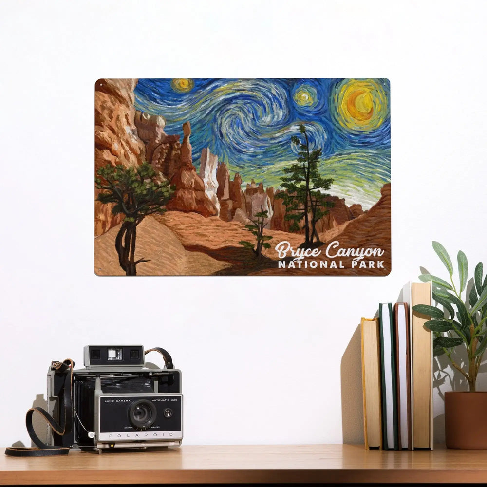Bryce Canyon National Park, Starry Night National Park Series Metal Lantern Press 