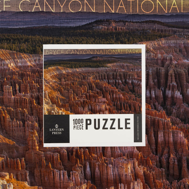Bryce Canyon National Park, Utah, Canyon Sunset, Jigsaw Puzzle Puzzle Lantern Press 