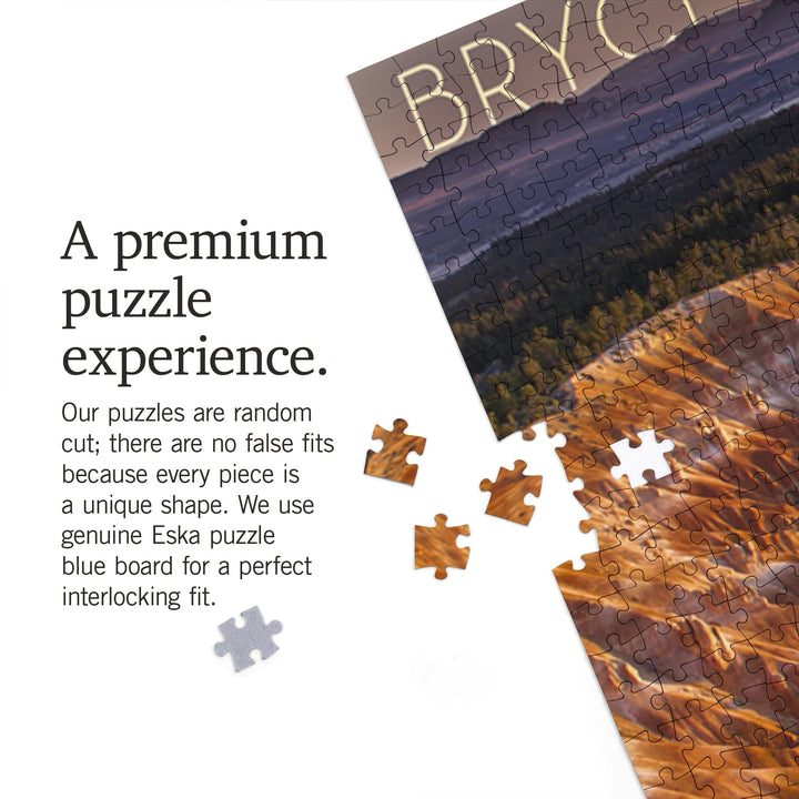 Bryce Canyon National Park, Utah, Canyon Sunset, Jigsaw Puzzle Puzzle Lantern Press 