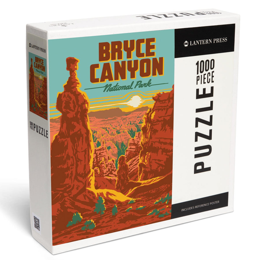 Bryce Canyon National Park, Utah, Explorer Series, Bryce Canyon, Jigsaw Puzzle Puzzle Lantern Press 