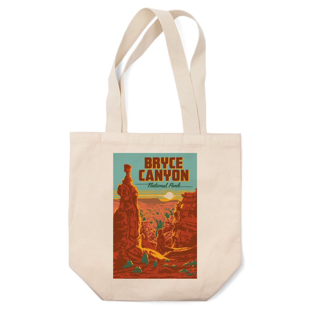 Bryce Canyon National Park, Utah, Explorer Series, Bryce Canyon, Lantern Press Artwork, Tote Bag Totes Lantern Press 