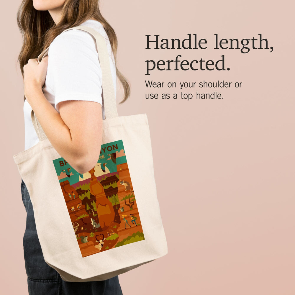 Bryce Canyon National Park, Utah, Geometric National Park Series, Tote Bag Totes Lantern Press 