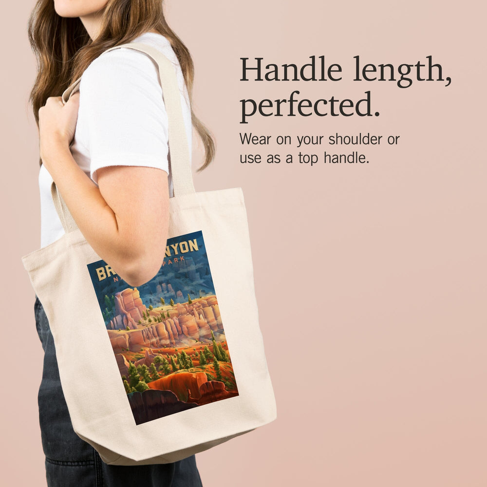 Bryce Canyon National Park, Utah, Oil Painting, Tote Bag Totes Lantern Press 