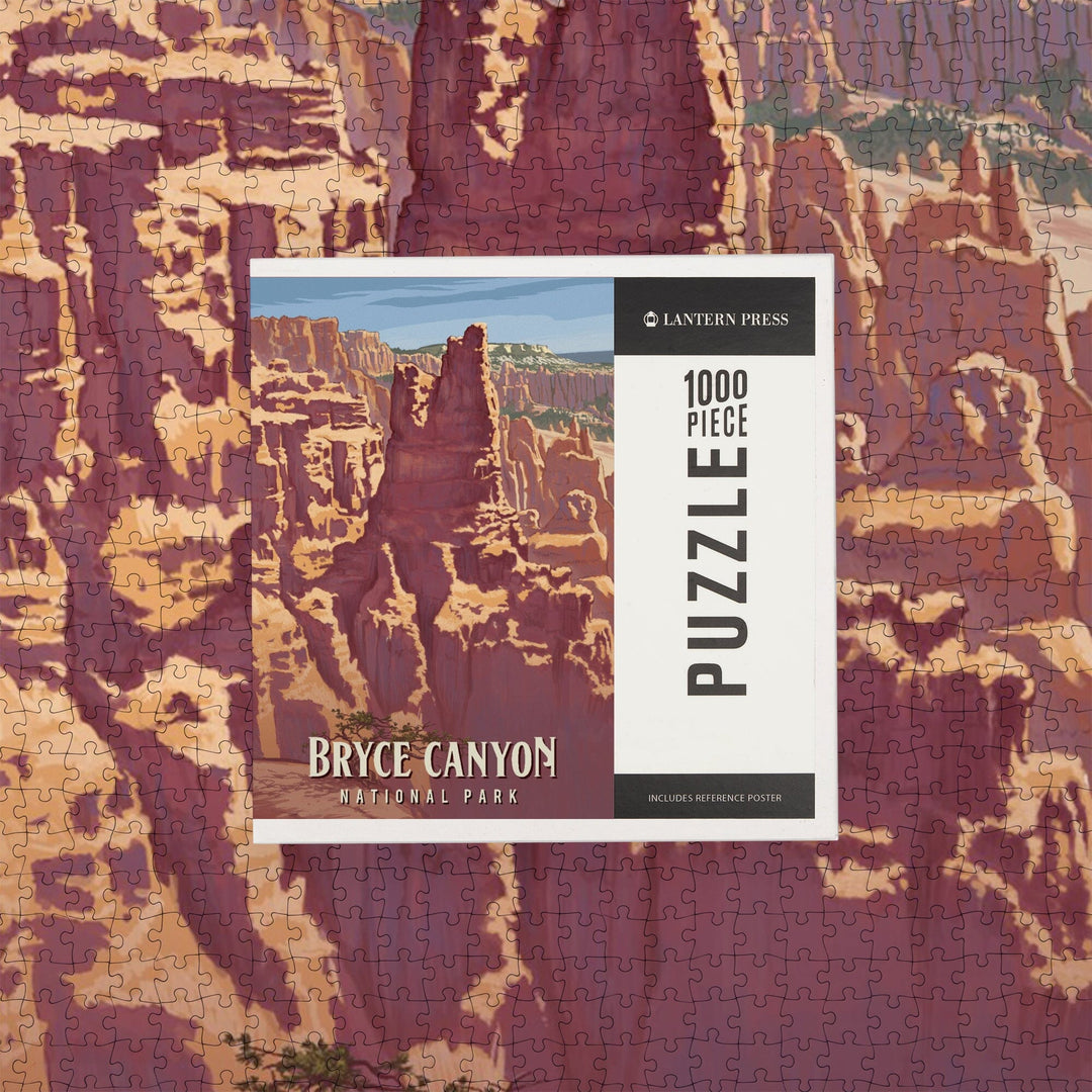 Bryce Canyon National Park, Utah, Painterly National Park Series, Jigsaw Puzzle Puzzle Lantern Press 
