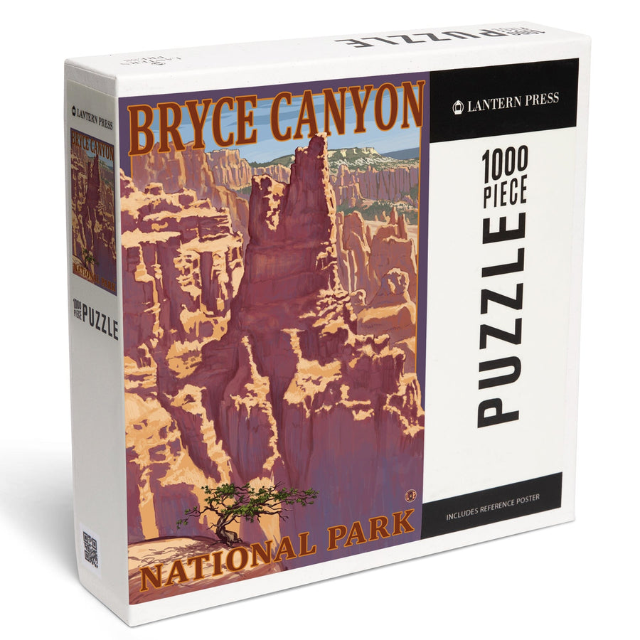 Bryce Canyon National Park, Utah, Scene #1, Painterly Series, Jigsaw Puzzle Puzzle Lantern Press 